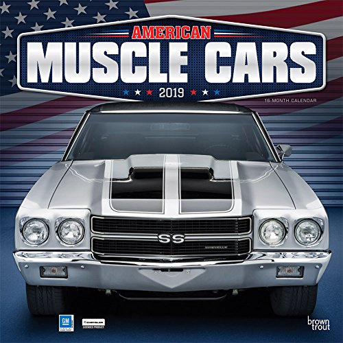 American Muscle Cars - Amerikanische Muscle-Cars 2019 - 18-Monatskalender: Original BrownTrout-Kalender [Mehrsprachig] [Kalender] (Wall-Kalender)
