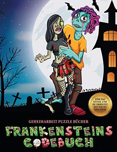 Geheimarbeit Puzzle Bücher (Frankensteins Codebuch): Jason Frankenstein sucht seine Freundin Melisa. Hilf Jason anhand der mitgelieferten Karte, die ... überwinden, um Melisa schließlich zu finden.
