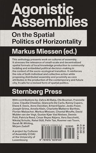 Agonistic Assemblies: On the Spatial Politics of Horizontality