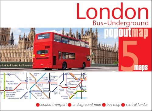 London Bus and Underground Popout Map