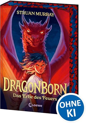 Dragonborn (Band 1) - Das Erbe des Feuers: Actionreiches Drachen-Fantasy-Highlight ab 12 Jahren - Mit edlem Farbschnitt in der 1. Auflage