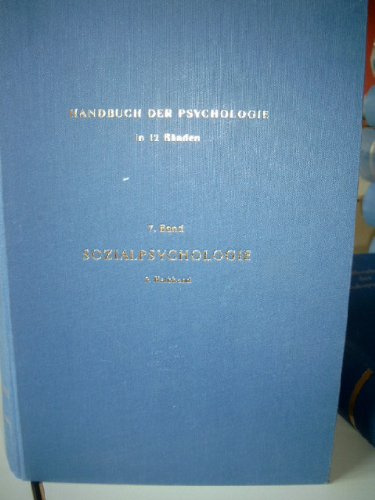 Handbuch der Psychologie / Handbuch der Psychologie: Forschungsbereiche