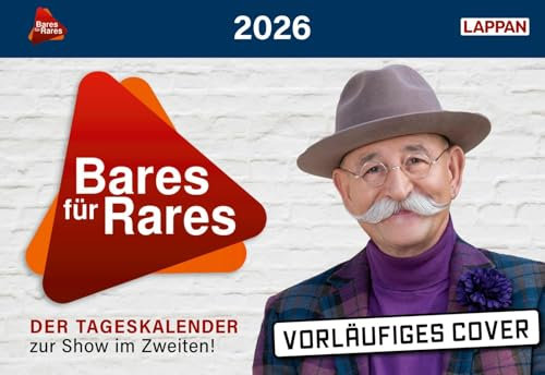 Bares für Rares – Tageskalender 2026: 1 Tag, 1 Seite; Kalender im Querformat 16 x 11 cm zum Aufstellen | Quizkalender zur beliebten TV-Show mit Horst Lichter