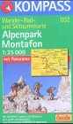 Alpenpark Montafon: Mit Kurzführer und alpinen Skirouten. Dt. /Engl. /Franz. 1:35000 (KOMPASS Wanderkarte)