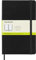 Moleskine - Klassisches Blanko Notizbuch - Hardcover mit Elastischem Verschlussband - Farbe Schwarz - Größe Groß 13 x 21 cm - 208 Seiten
