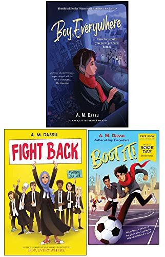 A.M. Dassu Collection 3 Books Set (Boy Everywhere, Fight Back, Boot It World Book Day)