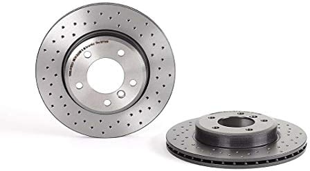 2x Bremsscheibe BREMBO XTRA LINE Gelocht/innenbel Ø 300 mm Vorne Vorne von Brembo (Set09.7701.1X) Bremsanlage Bremsscheibenset, Scheibenbremse, Satz, Bremsscheibensatz