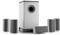 NUMAN Ambience - Système surround 5.1 Subwoofer , 4 enceintes satellites et une enceinte centrale , Mono dynamique avec woofer down firing 25,4 cm de 10 , Blanc
