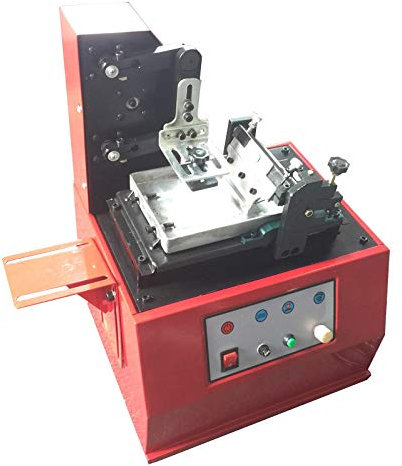 CGOLDENWALL Desktop-elektrischer Pad-Drucker-automatische Desktop-Pad-Druckmaschine 110V zum Drücken von Produktdatum/Logo/Code/Etikett auf Flasche/Dosen