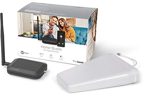 weBoost Home Studio - Cell Phone Signal Booster | Boosts 4G LTE & 5G for all U.S. & Canadian Networks - Verizon, AT&T, T-Mobile & more | Made in the U.S. | FCC Approved (model 470166)