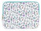 Enfermera en Apuros by Wondee Funda de portátil de hasta 14 color Blanco, con diseño de utensilios de enfermería y tirador de PVC con forma de Enfermera, Acolchada y Reforzada con Cremallera