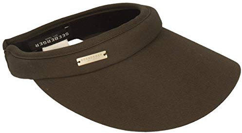 Seeberger Azalee Visor Baumwolle Baumwollvisor Sonnenvisor Sonnenschutz Blendschutz Strandvisor Damenvisor Sonnenvisor Sonnenschutz Mit Schirm (Khaki)
