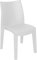 Dmora - Outdoor-Stuhl Trieste, Gartensitz, Stuhl für Esstisch, Outdoor-Sessel mit Rattan-Effekt, 100 % Made in Italy, 48 x 55 x 86 cm, Weiß