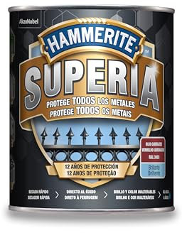 Hammerite Superia Esmalte antioxidante al agua Brillante Rojo Carruajes 750 ml