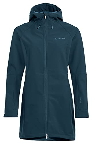 VAUDE Damen Dames Skomer Softshell Coat Jacke, dark sea, 38 EU