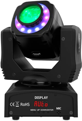 Audibax Boston 60 Ring Cabeza Móvil Spot 60w + Anillo LED