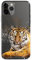 SmartGiftShop Asian Wildlife Animals Case Splatter Art CLEAR Phone Cover Case Exclusive Artwork for iPhone 11 Pro - Tiger 2