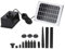 Solar-Wasserpumpen-Kit, bürstenlose Tauchpumpe mit separatem Solarpanel und 3 m langem Kabel und 4 Sprühadaptern für Brunnen, kleine Teiche, Gartendekoration und Pool