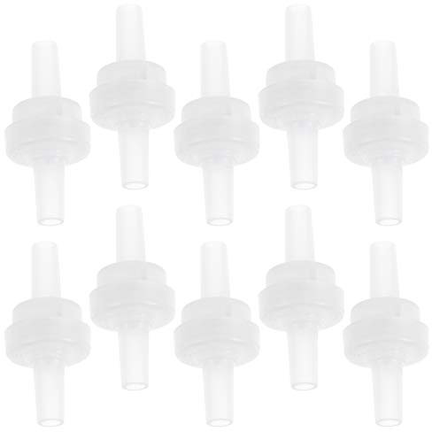 TEHAUX 10stücke Inline-rückschlagventil Für Wasser Gas Heizöl Flüssigkeit Einwegventil Kunststoff Korrosionsbeständig Temperaturbeständig