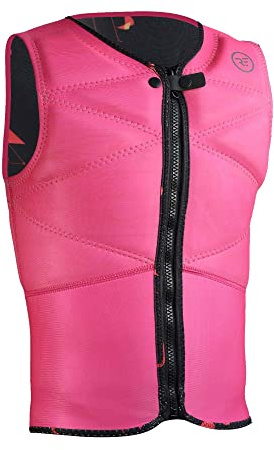 Ride Engine Pali Women's Water Vest - Kiteboarding, Wing Foiling, Wakeboarding, Watersports High Vis Pink S