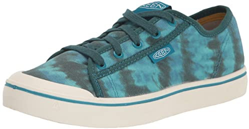 KEEN Elsa 5 Damen-Sneaker, lässig, bequem, Sea Moss Tie-Dye/Star White, 37 EU