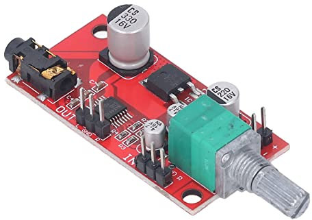 Headphone Amplifier Board, Easy To Install MAX4410 3.5mm Interface DC 3-12V Low Distortion Earphone Preamplifier Module for DIY Audio Device