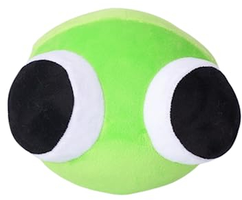 Rainbow Friends Chapter 2 Cuddly Toys,Cyan and Yellow Rainbow Friends Plush Toy Anime Kawaii Plush Stuffed Toy Cute Plushies Plush Toys Gifts for Children (Green)