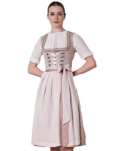 Krüger Dirndl Enid Elegant 114265 | Rosa - 70cm 50