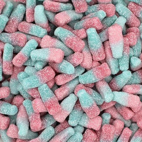 Fizzy Bubblegum Bottles 225g Sweet Pouch