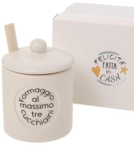 FRIENDS FORMAGGIERA H.10 CM BOMBONIERA CON SCATOLA IDEA REGALO MATRIMONIO ANNIVERSARIO PROMESSA