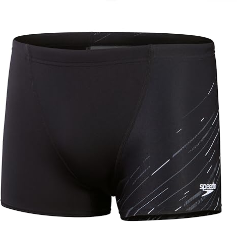 Speedo Hyperboom V-Cut, Aquashort Homme, Black,