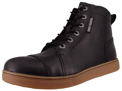 Harley Davidson Herren Breman 4.5 Inch Full Grain Leather Black Stiefel 42 EU