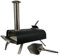 Pellethead Lil PoBoy Forno per pizza a legna, portatile, a pellet, per cucinare all'aperto, elegante rivestimento nero a polvere resistente