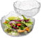 Navaris Set de Cuencos de Cristal - Juego de 2X Bol de Cocina para Aperitivos Ensalada natillas postres - 2X Cuenco Transparente Diferentes tamaños