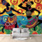 3D Panoramique Murale Femme Africaine De Style Ethnique 200x140 cm Papier Peint Intissé pour Salon Chambre Enfant Chambre Décoration Murale Poster Tableaux Photo Muraux