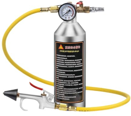 QccHieUs Cartouche de Rinçage, 1000 ML, Cartouche Vide, Kit de Rinçage pour Systèmes de Climatisation