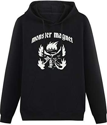 Graphic Hoodie Monster Magnet Bullgod Dates Long Sleeve Sweatshirts Black L