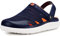 Zuecos Unisex Hombres Mujeres Zapatillas de Playa Sandalias Piscina Vernano Respirable Malla Antideslizante Ligero Casual Pantuflas,Azul,45 EU