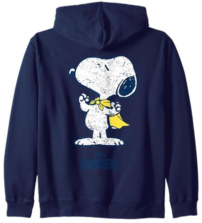 Peanuts Snoopy Super Superheld Vintage Comic Hero Fan Kapuzenjacke