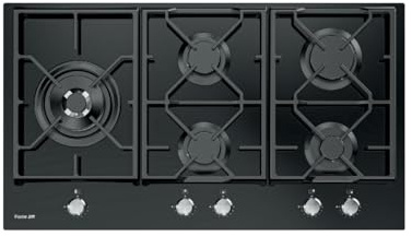 Foster Power Glass Acciaio inox Da incasso 90 cm Gas 5 Fornello(i)