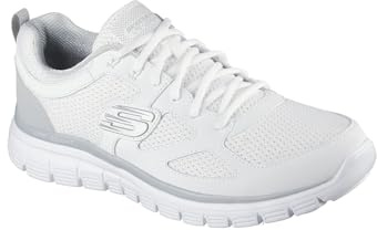 Skechers Herren Burns - Agoura Sneaker 52635 WGY Weiß Grau