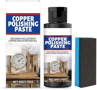 Messingreiniger und Politurspray,Kupferreiniger und Politur,Kupferreiniger für Töpfe und Pfannen,Effektive Reinigung für Kupfergeschirr