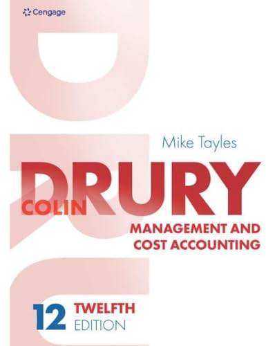 Management and Cost Accounting
