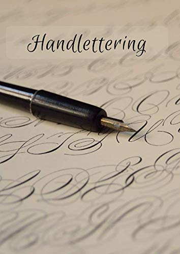 Handlettering: Übungsheft | Kalligraphie | 100 Seiten | DIN A4