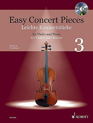 Leichte Konzertstücke: 16 beliebte Stücke aus 4 Jahrhunderten. Band 3. Violine und Klavier. (Easy Concert Pieces, Band 3)