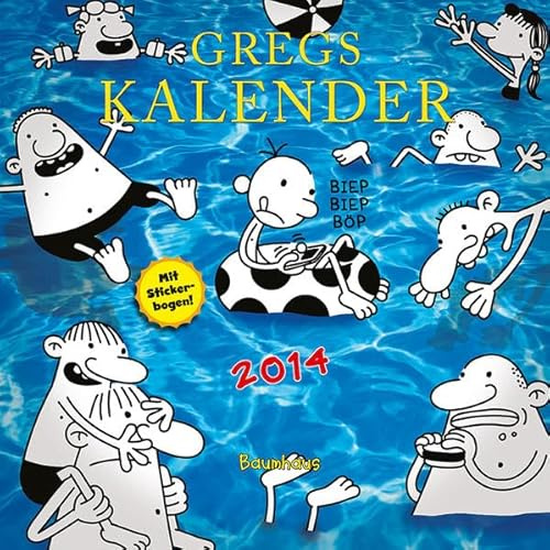 Gregs Kalender 2014: Mit Stickerbogen