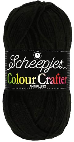 Scheepjes Colour Crafter 100g Yarn Ball | Acrylic DK Double Knit Wool | Soft & Anti-Pilling for Knitting, Crochet, Blankets & Amigurumi (1002 Ede)