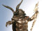 e-katastima Greek King God Zeus Jupiter Thunder Statue Sculpture Figure Bronze Finish 20cm / 7.89 inches