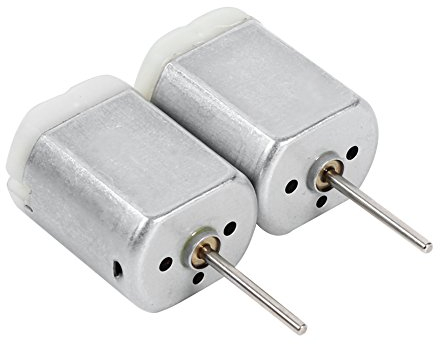 1 Pair Car Door Lock Motors, 22mm Long Shaft Car Door Lock Actuator Motor Repair for Universal Cars 10mm flat shaft fc-280pc-22125 door lock motor