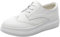 ANUFER Mujer Elegante Cuero Genuino Brogue Formadores con Cordones Plataforma Zapatos Oxford Blanco SN02406 EU38.5